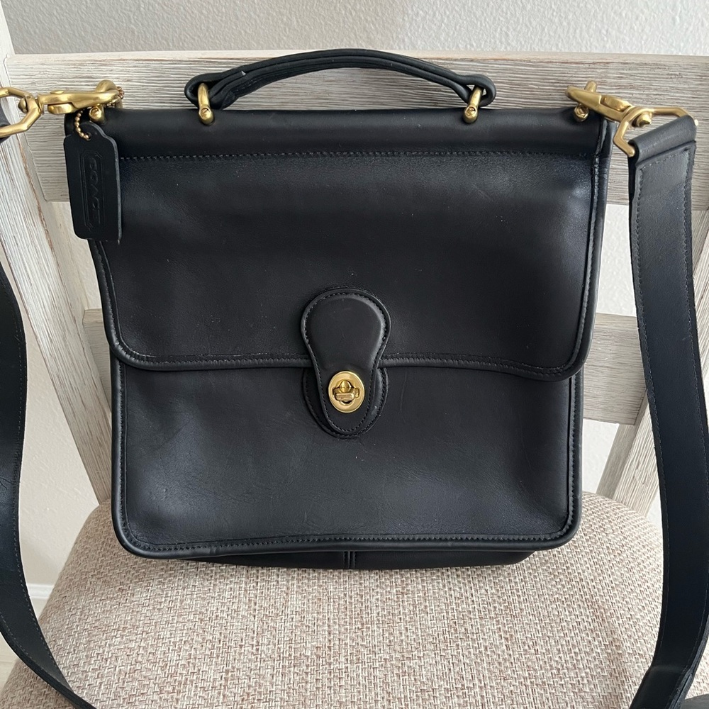 Vintage Coach black purse - brand new condition
